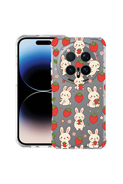 bestcase Husă Antișoc pentru Honor Magic8 Pro, Model Iepure și Căpșuni, 31567...