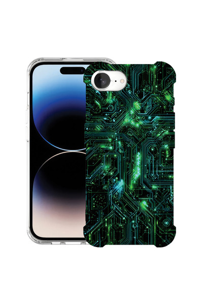 bestcase Husă Antișoc pentru Apple iPhone 17e / iPhone 16e, Placă de circuit,...