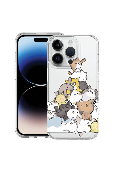 bestcase Husă Antișoc pentru Apple iPhone 15 Pro, Pisici la joc, 1916868 AS 2125