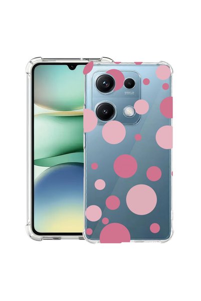 bestcase Husă Anti Shock Case For OPPO A6 Pro, Pink Polka Dots, 2099996 AS 2133