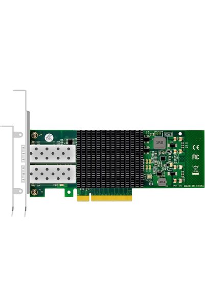 Generic ST7268 بطاقة شبكة إيثرنت بمنفذين 10Gb SFP+ مع وحدة تحكم Intel 82599ES...