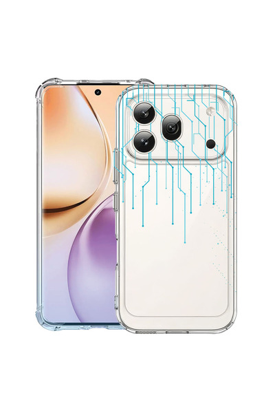 bestcase Anti Shock Case For Honor 600 Pro, Circuit Board, 3159971 AS 2095