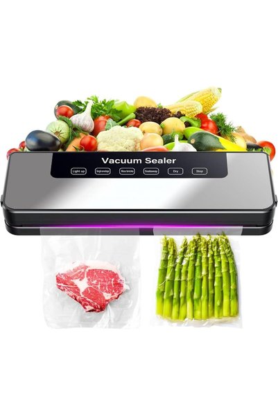 MarlaMall Food Saver Vacuum Sealer, Automatic Sealing Machine for Food Preser...