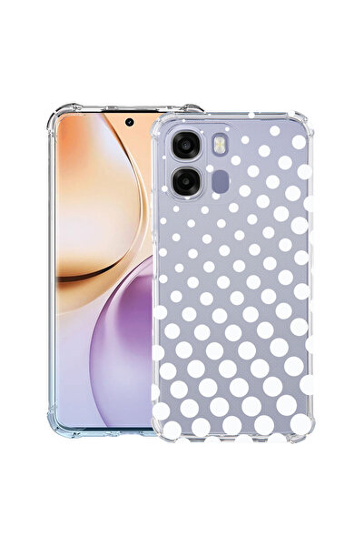 bestcase Αντικραδασμική Θήκη για Realme 16 Pro Plus, Λευκά Πουά, 3156847 AS 2132