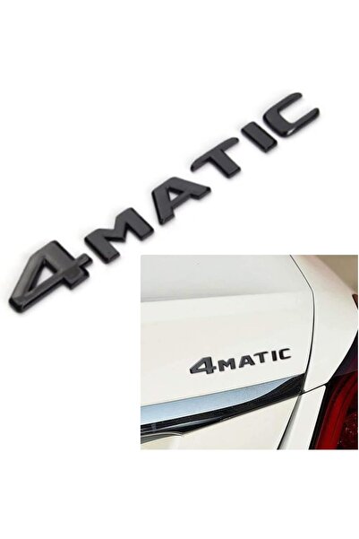 Generic شعار سيارة ثلاثي الأبعاد 4MATIC من مادة ABS، شارة سيارة بديلة، ملصقات...