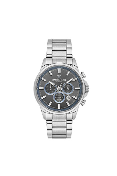 Daniel Klein Exclusive - Ceas Barbatesc Quartz Argintiu DK.6.14440-4