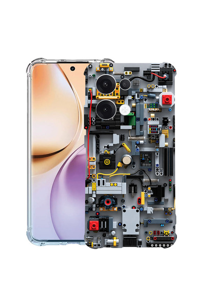 bestcase Husă Antișoc pentru OPPO Reno13 F / Reno13 FS, Placă de circuit, 198...