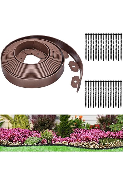 Generic No Dig Landscape Edging Kit, Landscape Edging Border 10 M with 30 Spi...
