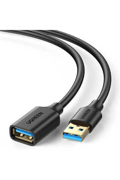 Ugreen Cablu de date US129 (30126), USB tată la USB mamă, Transmisie rapidă, ...
