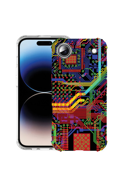 bestcase Husă Antișoc pentru Apple iPhone 17 Air, Placă de circuit, 2052027 A...