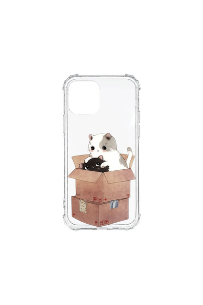 bestcase Husă Antișoc pentru Apple iPhone 11, Pisici se joacă într-o cutie, 7...