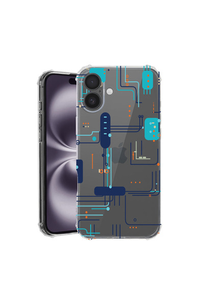 bestcase Husă Antișoc pentru Apple iPhone 17, Placă de circuit, 2052024 AS 2092