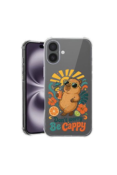 bestcase Husă Antișoc pentru Apple iPhone 16, Nu-ți face griji, fii cool, 182...