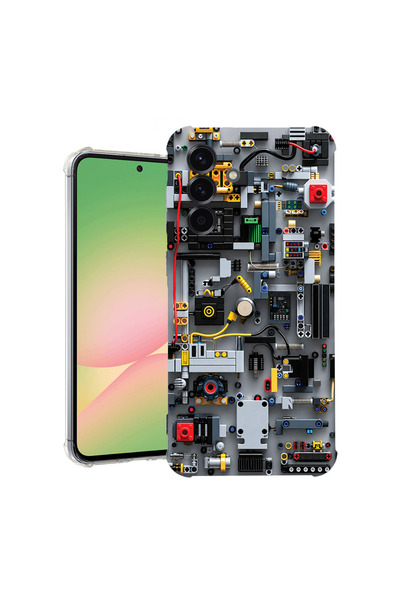 bestcase Αντικραδασμική Θήκη για Samsung Galaxy A36, Σχέδιο Πλακέτας Κυκλώματ...