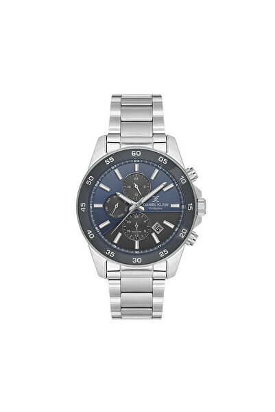 Daniel Klein Exclusive - Ceas Barbatesc Quartz Argintiu DK.1.14353-4