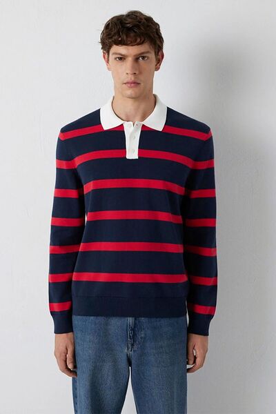 Mavi Striped Men's Sweater M0710440-90367