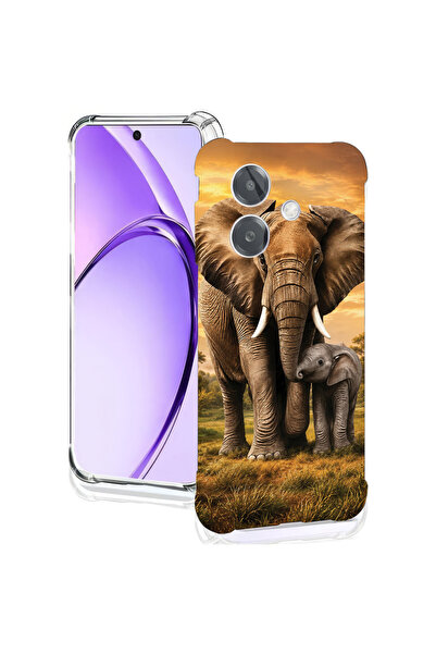 bestcase Husă Antișoc pentru OPPO A5 Pro, Mamă elefant și pui, 2059642 AS 2199