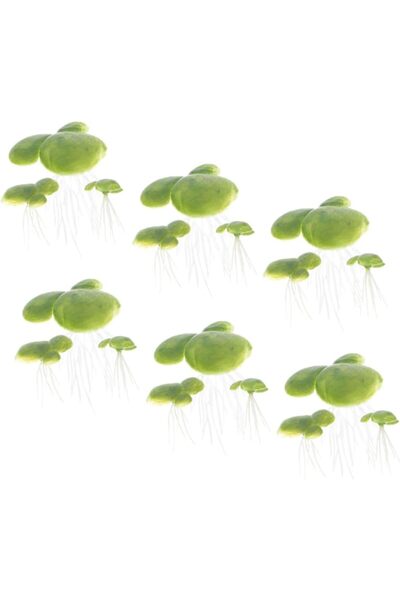 Generic Mini Duckweed Artificial Floating Duckweed,18Pcs Artificial Duckweed ...