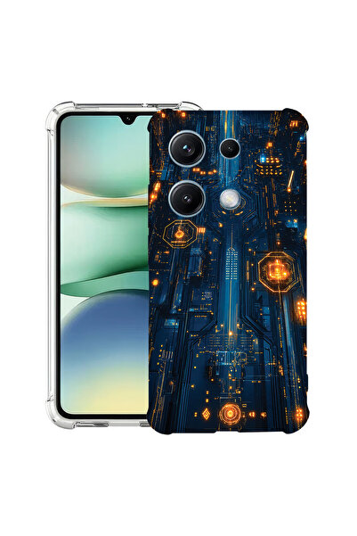 bestcase Αντικραδασμική Θήκη για OPPO A6 Pro, Σχέδιο Πλακέτας Κυκλώματος, 209...