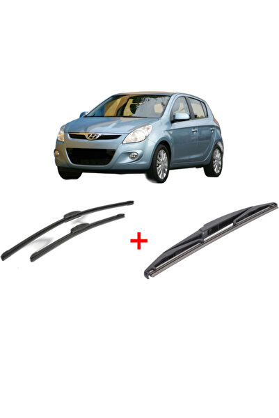 Bosch Set of 3 wipers HYUNDAI i20 I (PB, PBT) 2008-2015, for windshield and r...