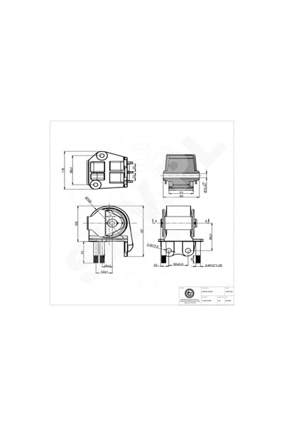ESEN SKV Suport motor stânga Hyundai Santa Fe II Kia Sorento II 218302P600