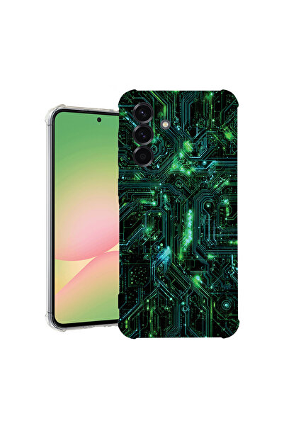bestcase Αντικραδασμική Θήκη για Samsung Galaxy A56, Σχέδιο Πλακέτας Κυκλώματ...