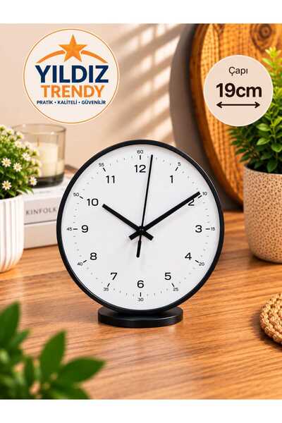 19cm Dekoratif Masa ve Duvar Saati