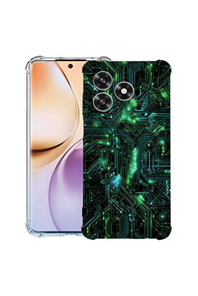 bestcase Αντικραδασμική Θήκη για Honor 400 Lite, Σχέδιο Πλακέτας Κυκλώματος, ...