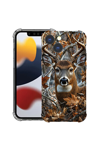 bestcase Husă Antișoc pentru Apple iPhone 14, Motiv: Cerb în natură, 1399704 ...