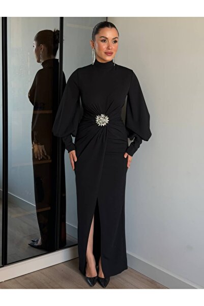 ROUPAS COLLECTİON Orlena Aksesuar Detay Elbise