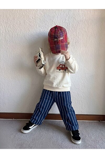My Kids Wear Jungenanzug, 100 % Baumwolle, Sweatshirt, gemustert, 2-teiliges ...