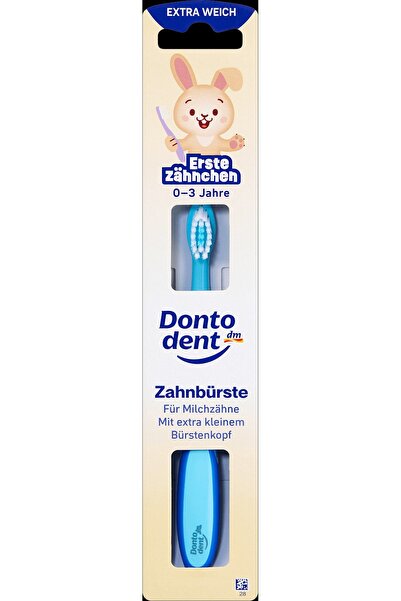 Dontodent Periuță de dinți pentru copii, pentru primii dințișori, moale, 0-3 ...