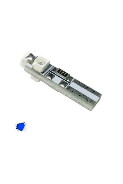 Generic Brand Λάμπα LED T5 3 LED 12 βολτ 0.6 βατ Canbus Μπλε 1 Τεμάχιο (CAR00...