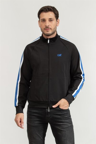 Calvin Klein Men's Zip-Up Sweatshirt Black