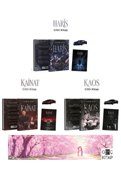 Pukka yayınları Steal or Kiss Serisi 3 Kitap Set - Haris - Kainat - Kaos - Sa...