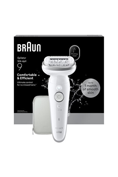 Braun Epilator Silk-épil 9 9-011, Utilizare umedă și uscată, Smart Touch, 40 ...