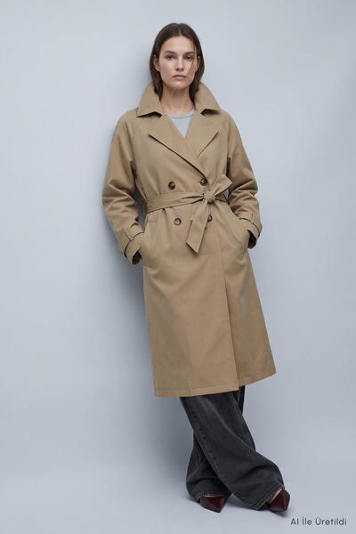 Rays Trench oversize cu nasturi dubli 277 Bej