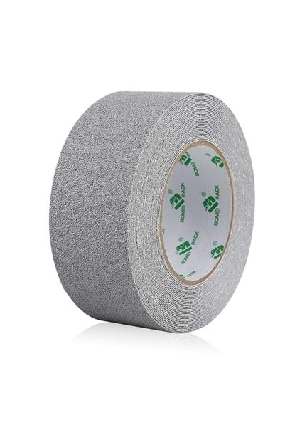BOMEI PACK 1 Roll Grey Anti Slip Stair Treads 50mm High Traction Non-slip Sta...