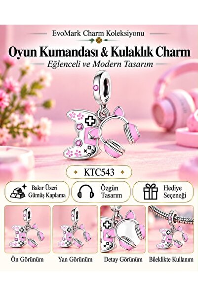 Oyun Kumandası ve Kulaklık Charm KTC543