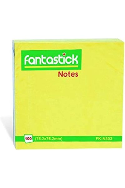 GENERAL ملاحظات لاصقة ذاتية فانتاستيك Fk-N303 (76.2 مم × 76.2 مم) 100 ورقة × 12