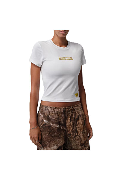 Nike Tricou W J SS TMID GFX TEE RLT Femei
