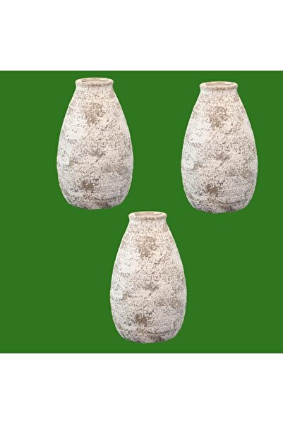 Generic مجموعة YAHOME من 3 مزهريات، تصميم عصري واسكندنافي، مزهرية سيراميك بتص...