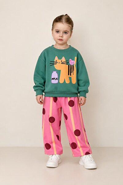My Kids Wear Kinder-Sweatshirt-Jogginghosen-Set, entspannte Passform, täglich...