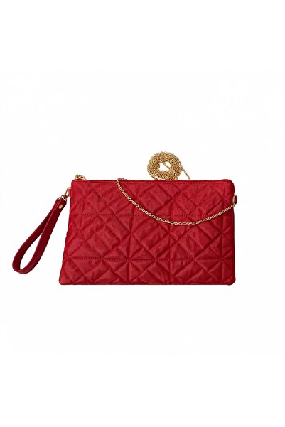 Desenli Portföy Clutch Çanta 25x19 cm - El Çantası