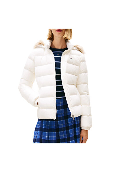 Tommy Hilfiger Geaca TJW Βασικό Πουπουλένιο Μπουφάν με Κουκούλα EXT Γυναικείο