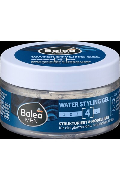 Balea MEN gel de coafare pe baza de apa, fixare puternica, 100 ml, pentru sti...