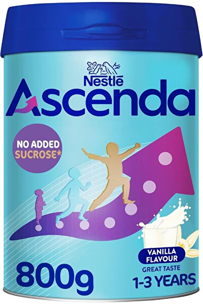 Generic أسيندا 1+، حليب كامل التغذية مُعدّل لدعم النمو الترددي، بنكهة الفانيل...