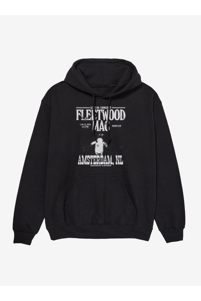 Vordevia Φούτερ Fleetwood Mac από βαμβάκι με στάμπα, 3 κλωστών, ριγέ, oversized