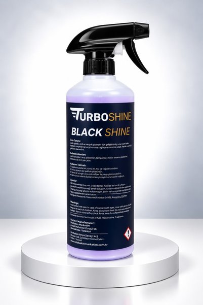 TURBO SHİNE BLACK SHİNE LASTİK PARLATICI SIVI 500 ML