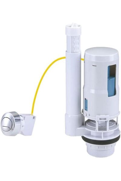 Generic Dual Flush and Fill Toilet Cistern Kit - 2 Inch Push-Type Wire-Contro...
